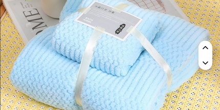 Juego de 2 toallas de microfibra, 35cm75 cm y 70cm x140 cm. Altamente absorbente y suave