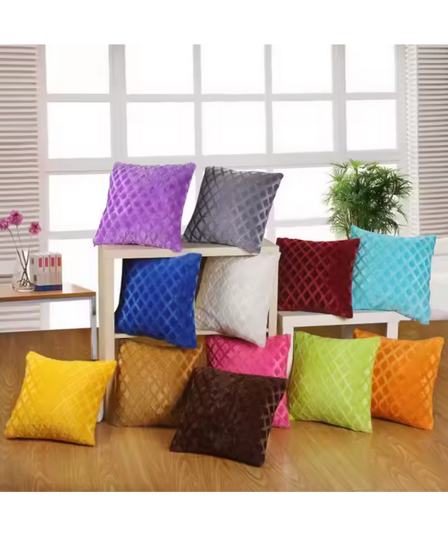 Almohadones 43 x 43 varios colores, Cojín Suave para la Cabeza del Sofá, Decoración para el Dormitorio