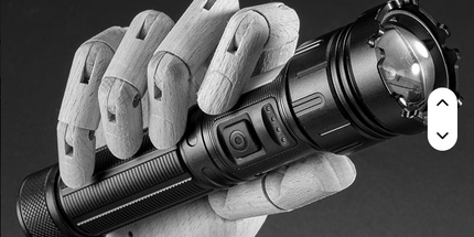 Linterna Led, portátil, con luz de emergencia lateral, 1500 lúmenes, 4 modos, 5000M de alcance, Usb, P50Zoom, recargable