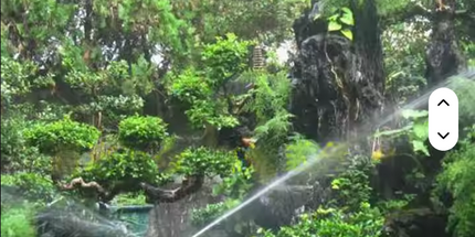 Aspersor giratorio automático de rosca macho de 12 pulgadas, aspersor de riego de jardín o  agrícola