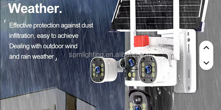 Cámara de seguridad V380 Pro Eseecloud PTZ 8MP12MP4K, 4G con ranura para tarjeta SIM, 360° exterior, IP66 inalámbrica WiFi, cámara CCTV solar
