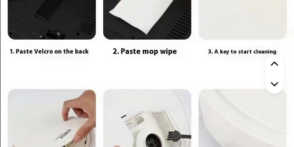 Robot automático de limpieza del hogar USB , tres en uno, aspiradora de carga, barrido y fregado, 22,5 *4.5 cm