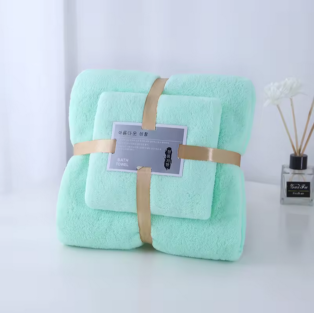 Toalla de secado rapido set 2 dos toallas 25x70cm y 70*140cm muy aborbente