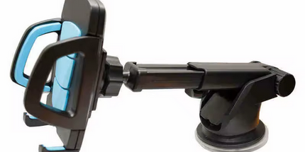 Soporte Universal para Teléfono Celular con Ventosa Giratoria de 360 Grados para Rejilla de Ventilación y Tablero de Auto, Soporte Flexible para Teléfono