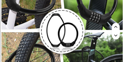 Candado Cable portátil para bicicleta, motocicleta, bloqueo de contraseña, cerraduras de Scooter, alambre de acero, Cable de seguridad antirrobo para bicicleta, cas
