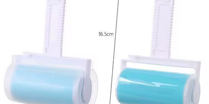 Rodillo manual de gel adhesivo, lavable, para mascotas, para pelusa, para limpieza del hogar, suelo, sofá, alfombra, herramienta de eliminación de polvo