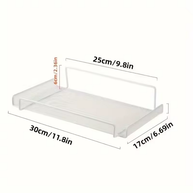Estante de Pared Acero Inoxidable sin Perforación Organizador Ahorrador de Espacio multiples usos