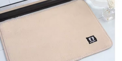 Alfombra de poliester gruesa 60 cm *40 cm de baño antideslizante absorvente