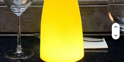 Luz decorativa moderna, lámpara de noche, colorida, idela para bares, sin enchufe.