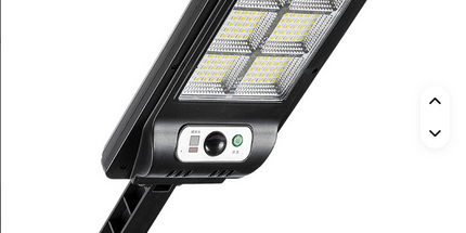 Farola Led Solar impermeable para exteriores, farola Led con batería de litio de ahorro de energía integrada para jardín