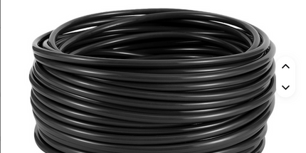 Manguera de agua de riego Flexible de 25 metros y 1/4 pulgadas, microirrigación por goteo, manguera de PVC, tubo de riego de jardinería de 4/7mm