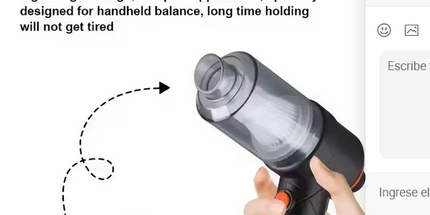 Aspirador de coche NOVEDAD integrado de soplado y succión de mano Aspirador de coche con potencia de succión de 3500Pa inalámbrico