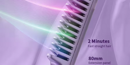 Novedosa Plancha de pelo inalámbrica 2 en 1, peine, Mini alisador de carga Usb, calentamiento rápido, cuidado del cabello de iones negativos, herramientas de peinado