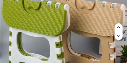 Banco de cocina o bañ plegable para el hogar, de plástico reforzado para niños, silla plegable portátil, banco pequeño