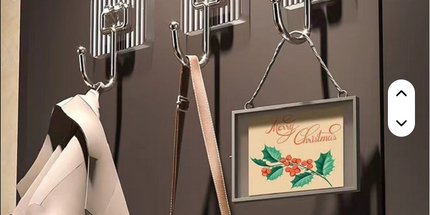 Gancho multifunción autoadhesivo acrílico MUY FUERTE para colgar abrigos, sombreros y toallas en el baño de la cocina. Puede soportar hasta 20 kgs (Ver etiqueta de fábrica)