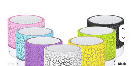 Mini altavoz inalámbrico portátil USB LED caja de música de sonido estéreo para fiesta Radio REPRODUCTOR DE Audio micrófono de carga USB