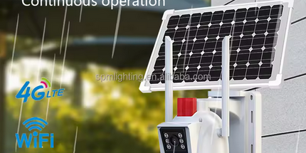 Cámara de seguridad solar 4G 4MP para exterior, con ranura para tarjeta de memoria, micrófono integrado, alimentada por batería, cámara IP CCTV de doble len