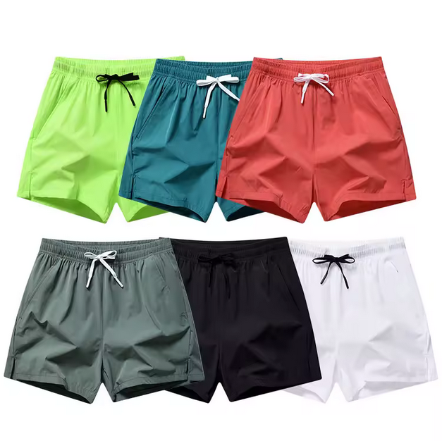 Pantalones Cortos Deportivos de Secado Rápido, Pantalones Cortos Deportivos con Bolsillos