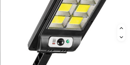 Farola Led Solar impermeable para exteriores, farola Led con batería de litio de ahorro de energía integrada para jardín