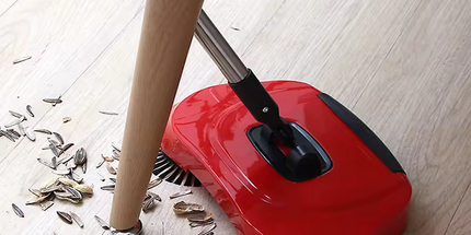 Limpiador barredora giratoria y manual, escoba mágica automática para suelo