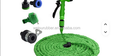Manguera de Jardín Mágica de 15.24 mts 50ft, Tubo de Agua Triple Telescópico de Poliéster con Conexión de Plástico PE CNS
