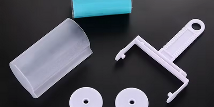 Rodillo manual de gel adhesivo, lavable, para mascotas, para pelusa, para limpieza del hogar, suelo, sofá, alfombra, herramienta de eliminación de polvo