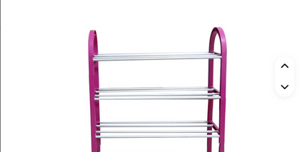 Organizador de zapatos multifuncional para el hogar, de 4 niveles , tubo de Metal y plástico plegable, armario