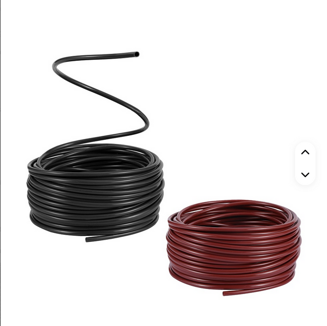 Manguera de agua de riego Flexible de 25 metros y 1/4 pulgadas, microirrigación por goteo, manguera de PVC, tubo de riego de jardinería de 4/7mm