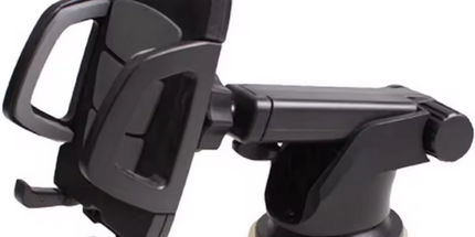 Soporte Universal para Teléfono Celular con Ventosa Giratoria de 360 Grados para Rejilla de Ventilación y Tablero de Auto, Soporte Flexible para Teléfono
