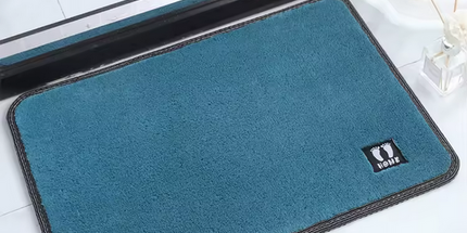 Alfombra de poliester gruesa 60 cm *40 cm de baño antideslizante absorvente