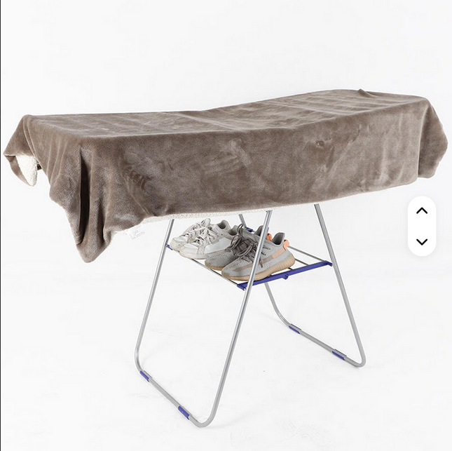 Tendedero de ropa plegable de acero inoxidable con articulaciones en plastico resisitente a de estar de metal