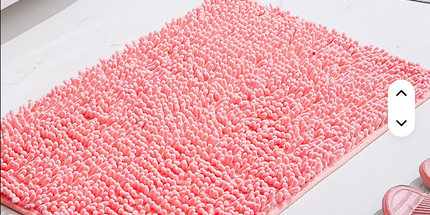 Alfombra gruesa y absorbente, felpudo para baño o sala de estar