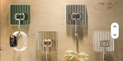 Gancho multifunción autoadhesivo acrílico MUY FUERTE para colgar abrigos, sombreros y toallas en el baño de la cocina. Puede soportar hasta 20 kgs (Ver etiqueta de fábrica)