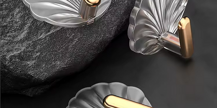 Gancho ligero y lujoso multifuncional sin rastro y sin perforaciones adecuado para puertas de entrada de pared de baño de cocina