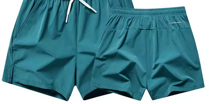 Pantalones Cortos Deportivos de Secado Rápido, Pantalones Cortos Deportivos con Bolsillos