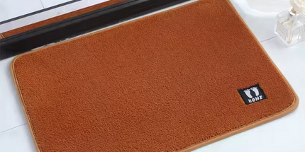 Alfombra de poliester gruesa 60 cm *40 cm de baño antideslizante absorvente