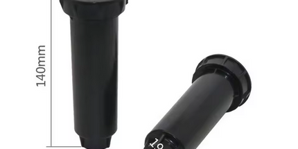 Aspersores para irrigación de jardín emergentes de rosca hembra de 12 pulgadas, ajustables de 25 ~ 360 grados