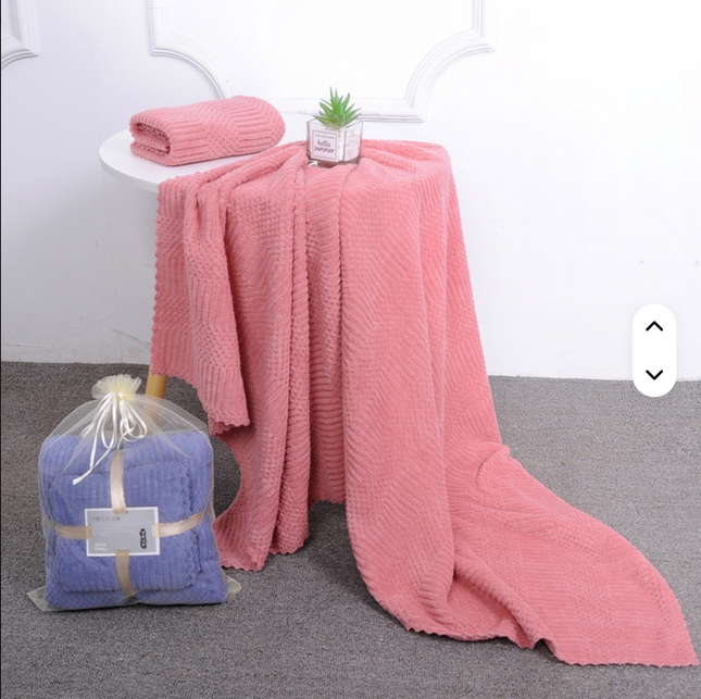 Juego de 2 toallas de microfibra, 35cm75 cm y 70cm x140 cm. Altamente absorbente y suave