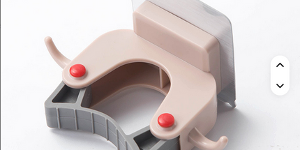 Agarradera para fijar en la pared para palos de escobas lampazos para colgar, muy seguro, accesorio para baño y cocina