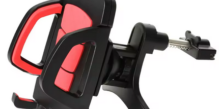 Soporte Universal para Teléfono Celular con Ventosa Giratoria de 360 Grados para Rejilla de Ventilación y Tablero de Auto, Soporte Flexible para Teléfono