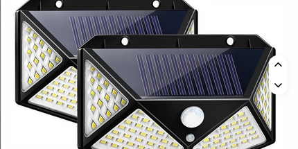 Luz LED con sensor de movimiento humano y botón interruptor. Lámpara de pared solar IP65 Luz de jardín al aire libre impermeable