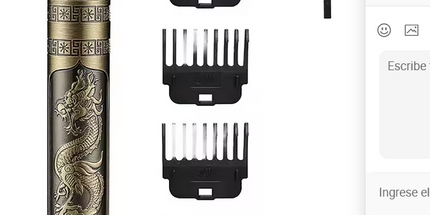 Afeitadora de barba y de pelo recargable con pinza de pelo  profesional para hombre, hoja de acero inoxidable, USB