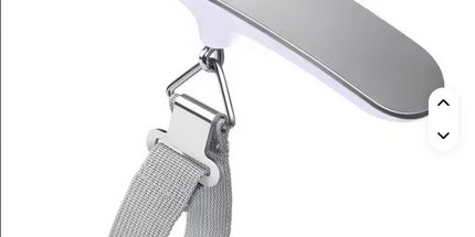 Balanza portátil de acero inoxidable pesaje electrónico de viaje hasta 50KG