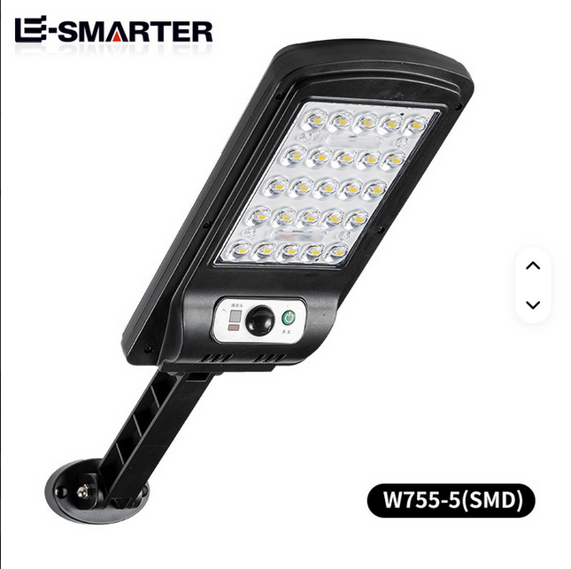 Farola Led Solar impermeable para exteriores, farola Led con batería de litio de ahorro de energía integrada para jardín