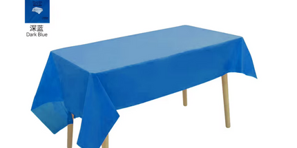 Manteles de tela sintetica PEVA resistentes de lavado a mano. Medidas 137*183 cm en varios colores, celeste amarillo rojo o verde