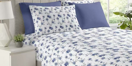 Juego de sabanas de 6 piezas 85 gs. Medida King doble plaza. Sábana con elástico 195*200 cm. Sábana lisa 255*270 cm. 4 fundas de 50*100 cm. VARIOS ESTILOS