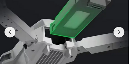 Dron E88PRO Negro plegable con doble cámara y control remoto, despegue y aterrizaje fácil con un solo clic, cuadricóptero de control remoto