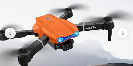 Dron E99Pro con cámara incorporada, despegue y aterrizaje con una mano, suspensión de altura fija 360°, acrobacias aéreas, volteretas, soporte de conexión WiFi, control APP de teléfono móvil.,
