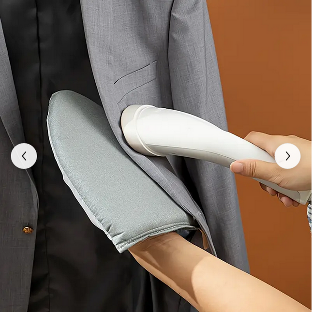 Almoadilla tipo manopla para planchas de vapor