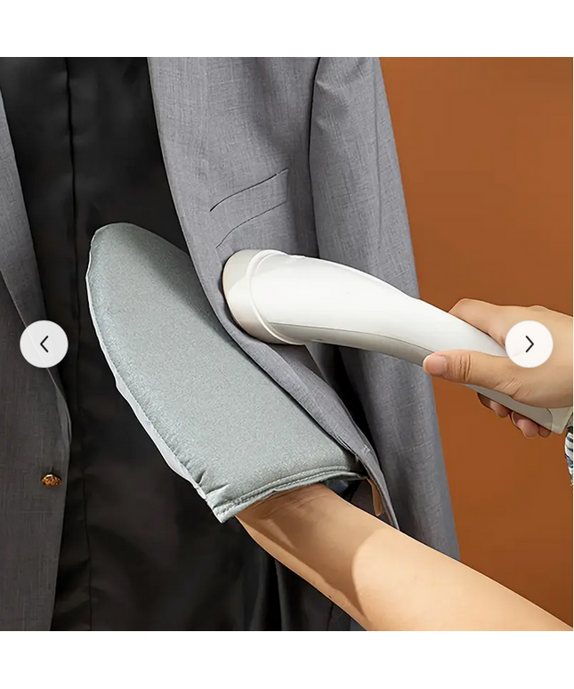 Almoadilla tipo manopla para planchas de vapor